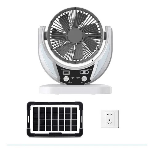 Miniatura 2 de Ventilador Portátil Solar Radio Lámpara